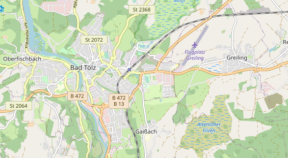 Kletter- und Boulderhalle auf Karte
