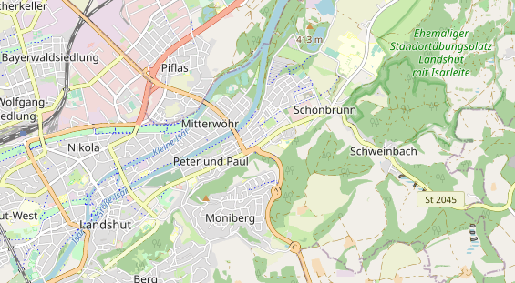 Kletter- und Boulderhalle auf Karte
