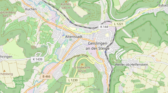 Kletter- und Boulderhalle auf Karte
