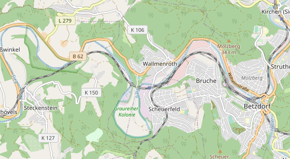 Kletter- und Boulderhalle auf Karte