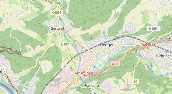 Kletter- und Boulderhalle auf Karte