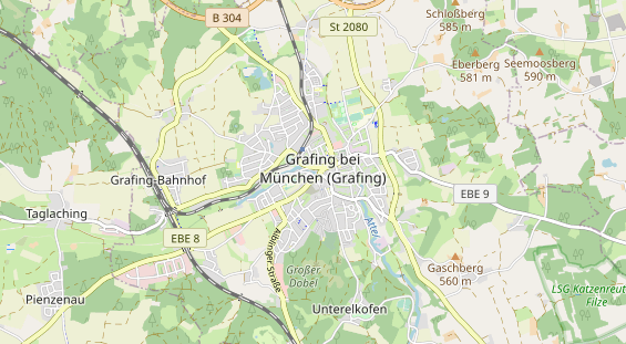 Kletter- und Boulderhalle auf Karte