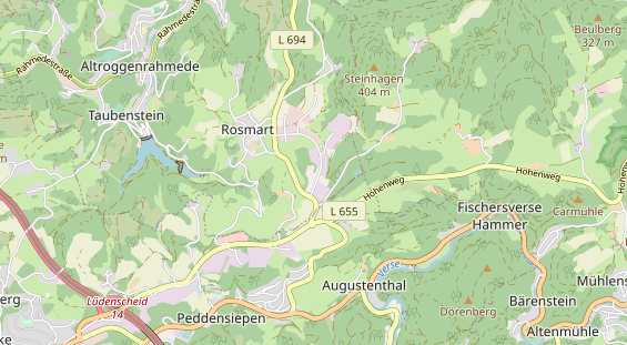 Kletter- und Boulderhalle auf Karte