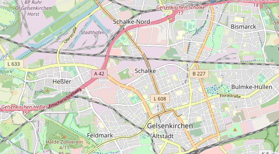 Kletter- und Boulderhalle auf Karte