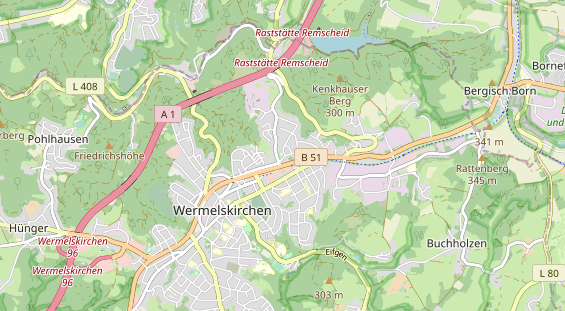 Kletter- und Boulderhalle auf Karte