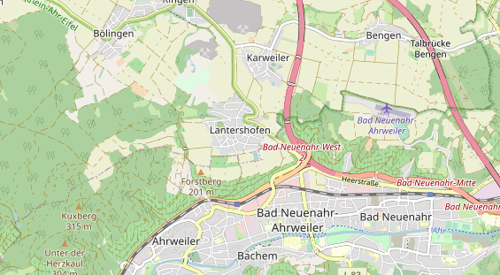 Kletter- und Boulderhalle auf Karte