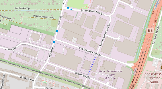 Kletter- und Boulderhalle auf Karte