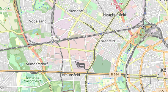 Kletter- und Boulderhalle auf Karte