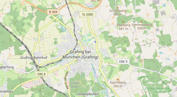 Kletter- und Boulderhalle auf Karte