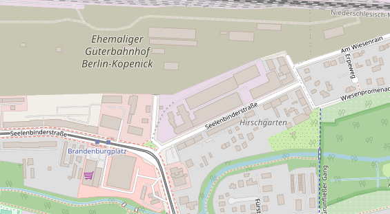 Kletter- und Boulderhalle auf Satellitenbild