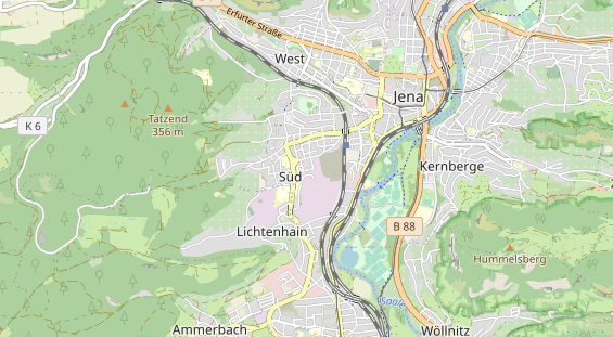 Kletter- und Boulderhalle auf Karte