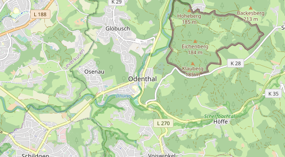 Kletter- und Boulderhalle auf Karte