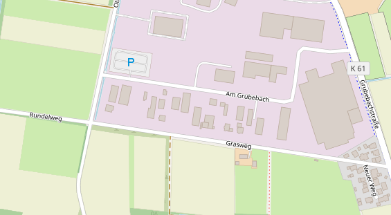Kletter- und Boulderhalle auf Satellitenbild