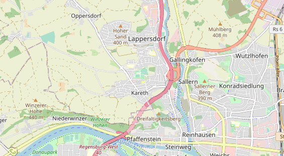 Kletter- und Boulderhalle auf Karte