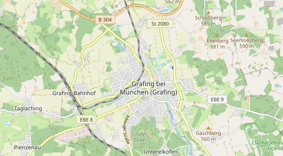 Kletter- und Boulderhalle auf Karte