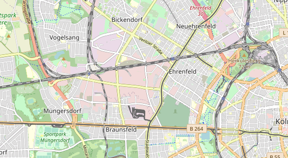 Kletter- und Boulderhalle auf Karte