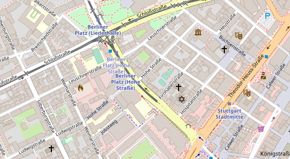 Kletter- und Boulderhalle auf Satellitenbild