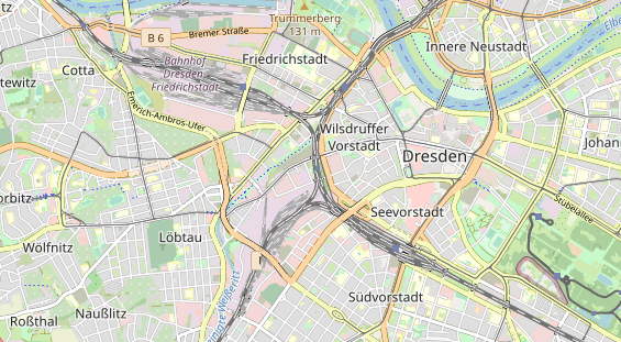 Kletter- und Boulderhalle auf Karte