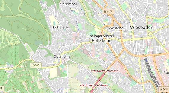 Kletter- und Boulderhalle auf Karte