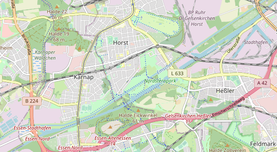 Kletter- und Boulderhalle auf Karte