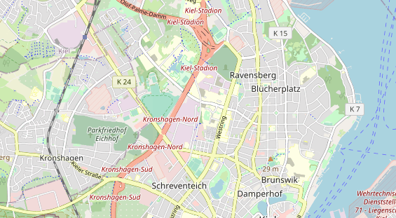 Kletter- und Boulderhalle auf Karte