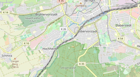 Kletter- und Boulderhalle auf Karte