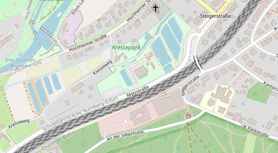 Kletter- und Boulderhalle auf Satellitenbild