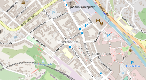 Kletter- und Boulderhalle auf Satellitenbild
