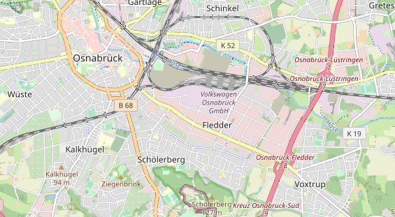 Kletter- und Boulderhalle auf Karte