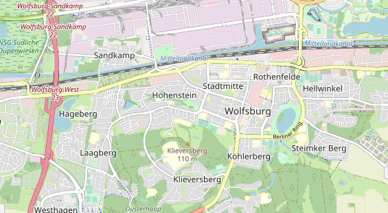 Kletter- und Boulderhalle auf Karte