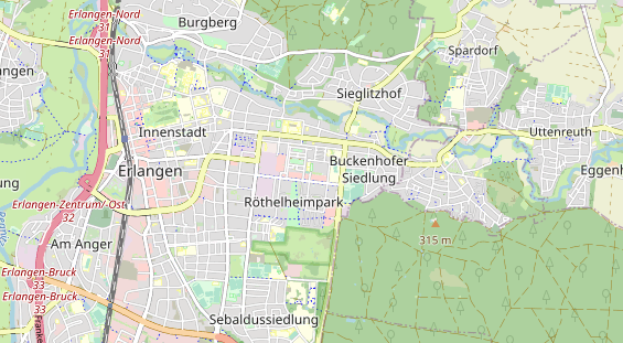 Kletter- und Boulderhalle auf Karte