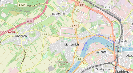 Kletter- und Boulderhalle auf Karte