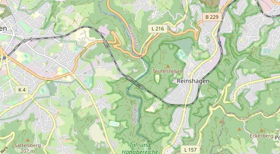 Kletter- und Boulderhalle auf Karte