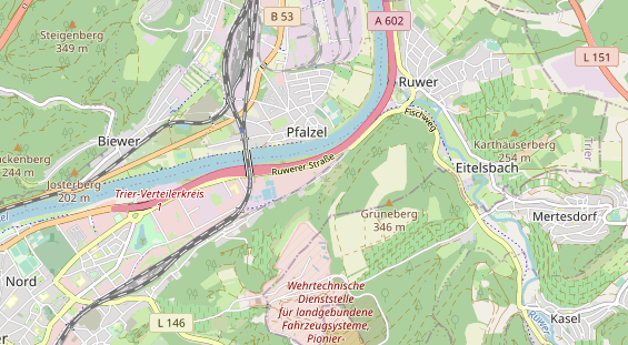 Kletter- und Boulderhalle auf Karte