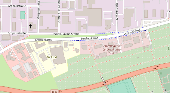 Kletter- und Boulderhalle auf Karte