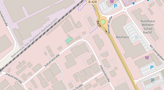 Kletter- und Boulderhalle auf Karte