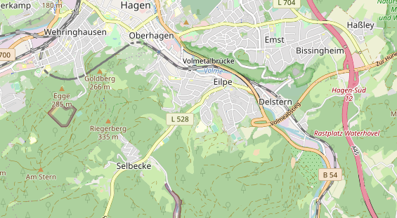 Kletter- und Boulderhalle auf Karte