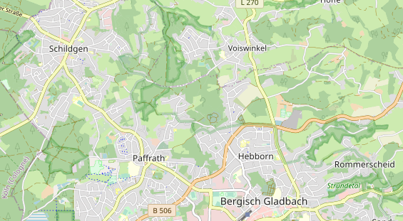 Kletter- und Boulderhalle auf Karte