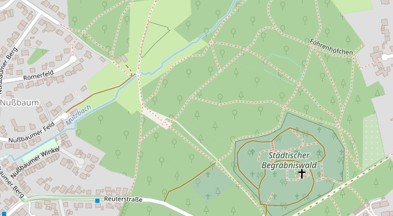 Kletter- und Boulderhalle auf Satellitenbild