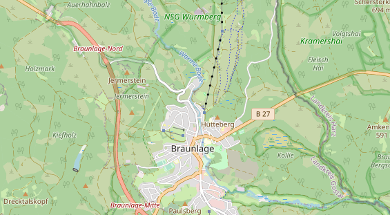 Kletter- und Boulderhalle auf Karte