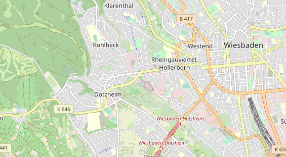 Kletter- und Boulderhalle auf Karte