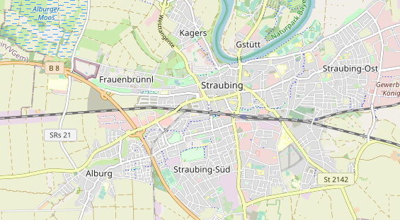 Kletter- und Boulderhalle auf Karte