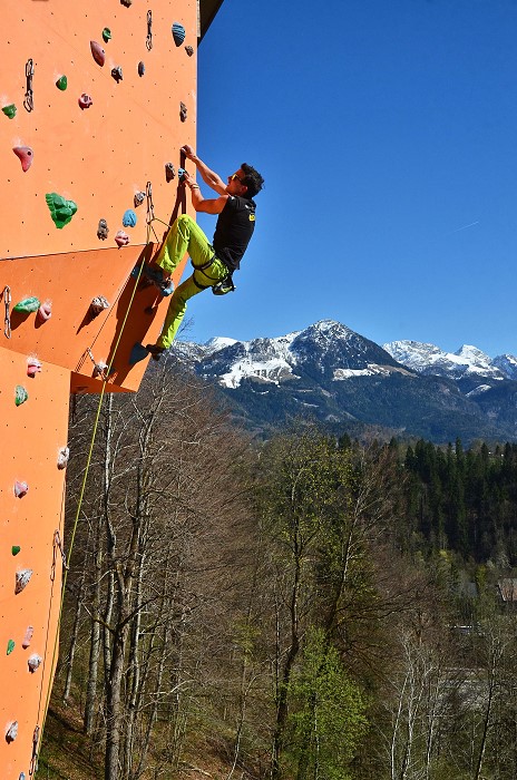 Kletterhalle - Kletterhalle Berchtesgaden Outdoor Bereich, copyrightKletterhalle Berchtesgaden - Kletterhalle Berchtesgaden