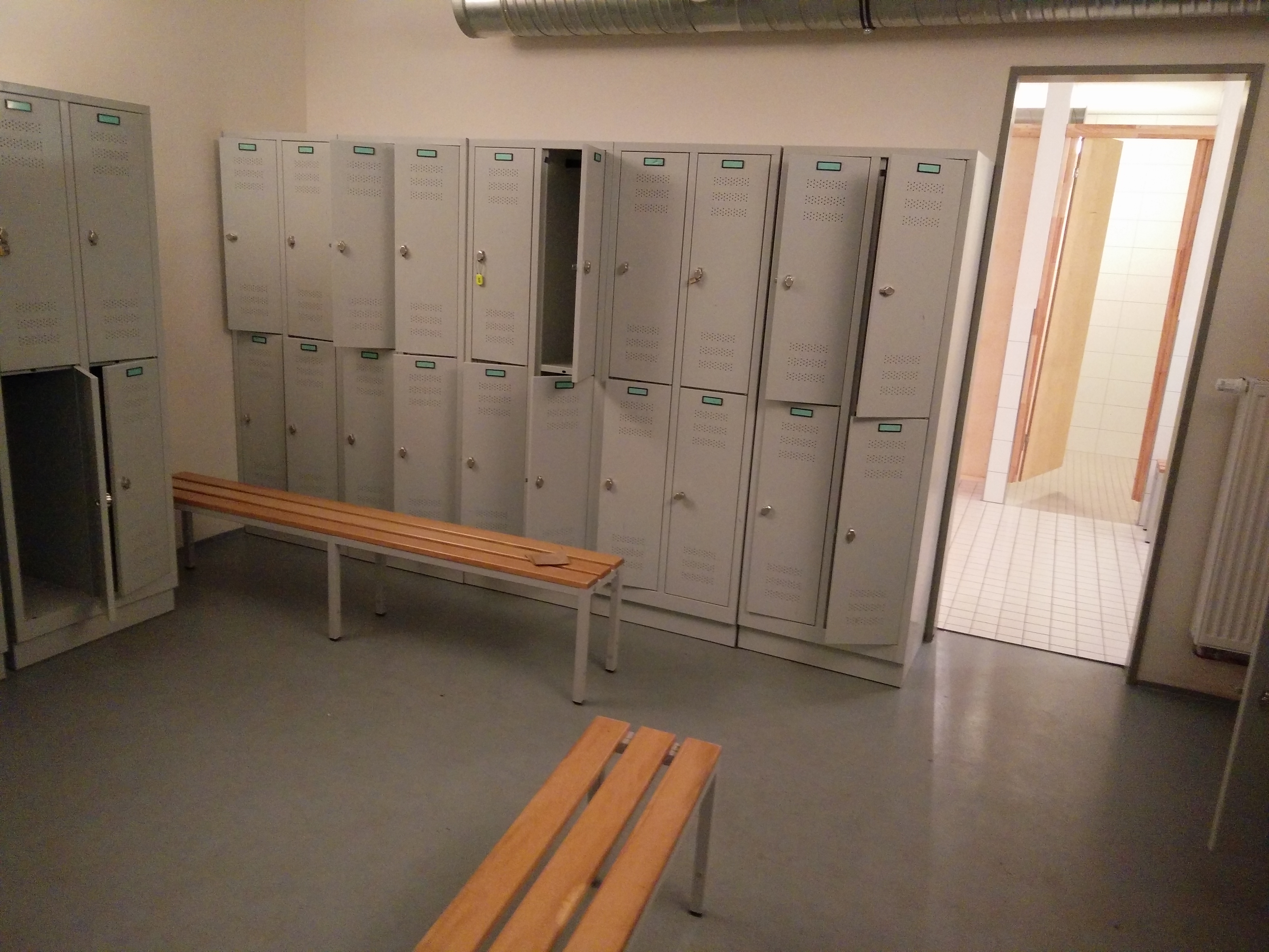 Klettern - Indoor Bereich - Deutschland - Umkleide im Boulderklub - Boulderklub