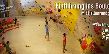 Klettern - Verleih Equipment - Bayern - DAV Kletter- und Boulderzentrum Freimann Boulderbereich - DAV Kletter- und Boulderzentrum Freimann