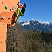 Kletterhalle - Kletterhalle Berchtesgaden Outdoor Bereich, copyrightKletterhalle Berchtesgaden - Kletterhalle Berchtesgaden