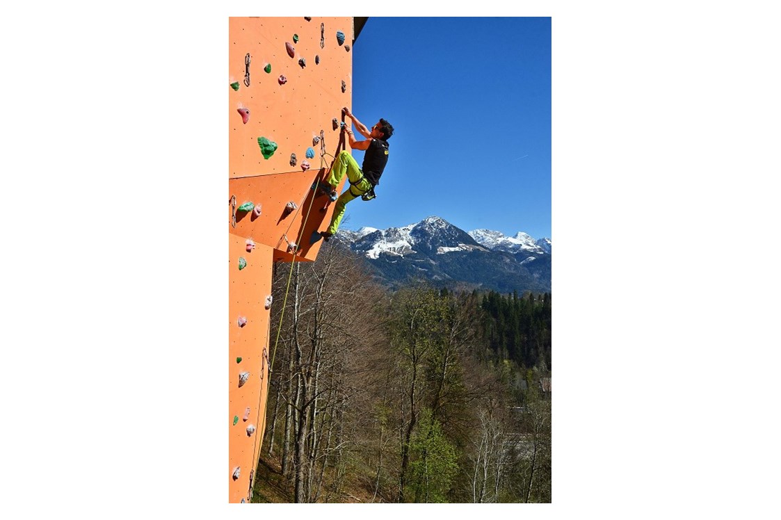 Kletterhalle: Kletterhalle Berchtesgaden Outdoor Bereich, copyrightKletterhalle Berchtesgaden - Kletterhalle Berchtesgaden